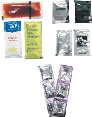 Maschinen-volle Form PLC 50ml FFS, vertikale Seitenkissen der Fügeabdichtungs-304SUS der Maschinen-4