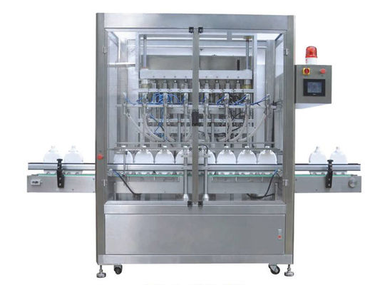 Servokolben-flüssige Füllmaschine, automatische flüssige füllende Linie 1000ml 35bottles/min